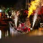 Bridal boat Entry at Minavan Resort Patna